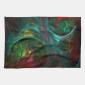 Genesis Nova Art Abstrait Serviette de cuisine (Horizontal)