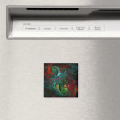 Genesis Nova Magnet Carré d'art Abstrait (In Situ (Lave-vaisselle))