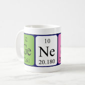 Genesis periodieke lijstnaam mok (Voorkant links)