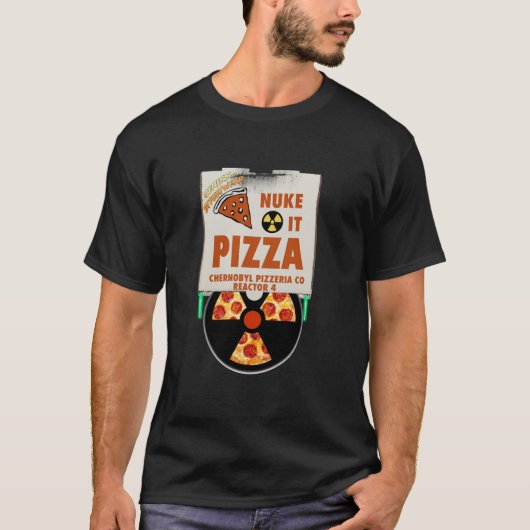 Genesis Streetslijtage - Nuke-It Pizza Logo T-shir T-shirt (Voorkant)