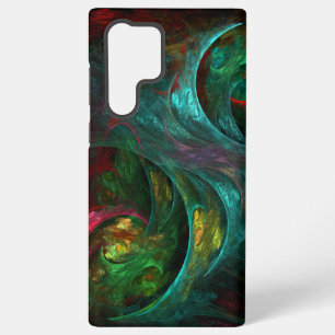 Genesis van Kleur Levend Fractal Universum Samsung Galaxy Hoesje