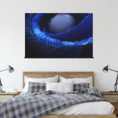 Geneste lussen canvas afdruk (Insitu (Slaapkamer))