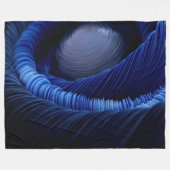 Geneste Lussen Fleece Deken (Voorkant (Horizontaal))