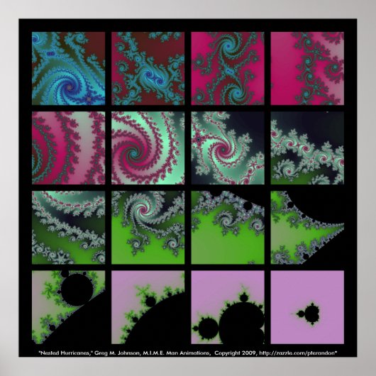 Geneste orkanen poster (Voorkant)