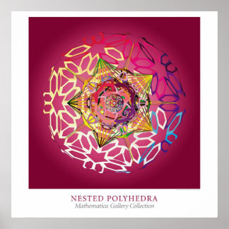 Geneste veelvlakken poster