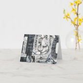 Genetic Bill of Rights schilderij #10 Kaart (Gele Bloem)