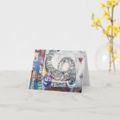 Genetic Bill of Rights schilderij #6 Kaart (Gele Bloem)