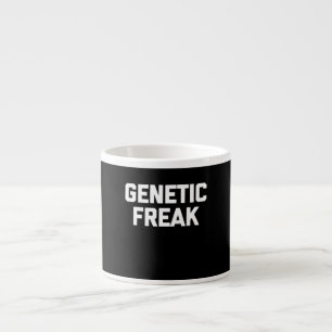 Genetic Freak T-Shirt Funny Gezegde Espresso Kop