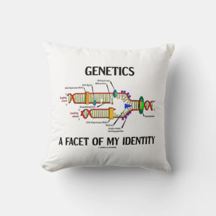 Genetica een facet van mijn DNA-replicatie van mij Kussen