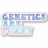 Genetica is grappig sticker (Voorkant)