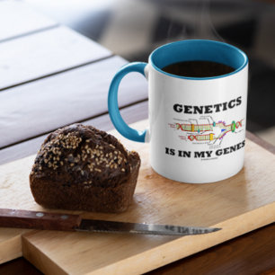 Genetica is in mijn genen DNA Replication Coffee M Koffiemok