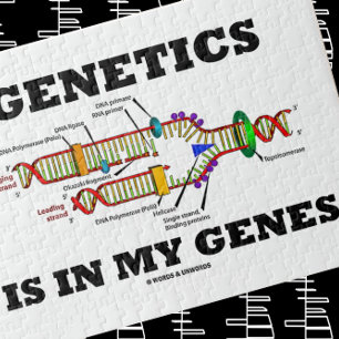 Genetica is in mijn genen DNA Replication Humor Legpuzzel