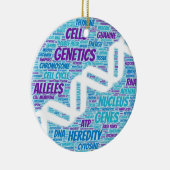 Genetics Word Cloud Keramisch Ornament (Rechts)