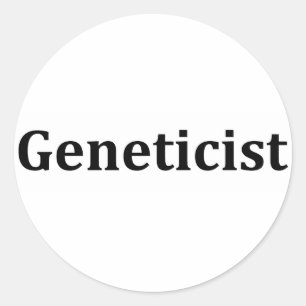 geneticus ronde sticker