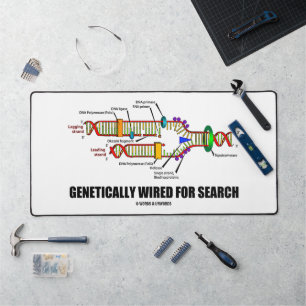 Genetisch bekabeld voor Humor voor DNA-replicatie Bureaumat