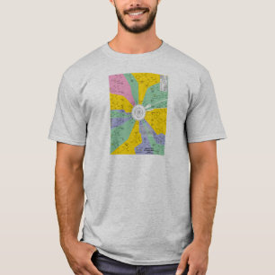Genetische code voor aminozuren (kaartwiel) t-shirt