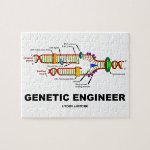Genetische DNA-replicatie van Engineer Legpuzzel
