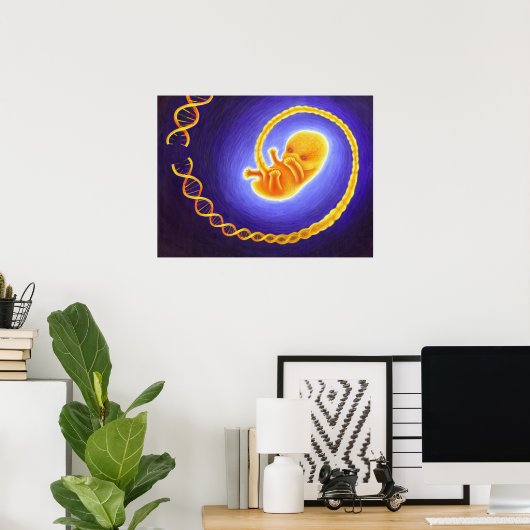 Genetische engineering poster (Thuiskantoor)