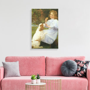 Geneugten van hoop van William Henry Gore Canvas Afdruk