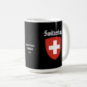 Genève* Armoiries de manteau Café Mug (Devant droit)