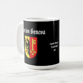 Genève* Armoiries de manteau Café Mug (Devant gauche)