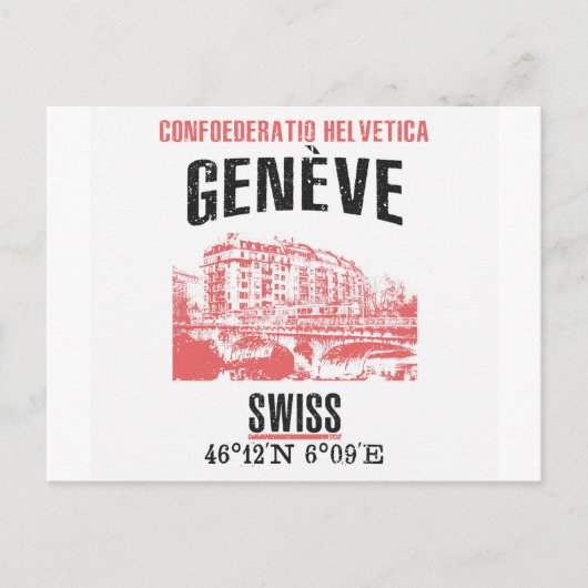 Genève Briefkaart (Voorkant)