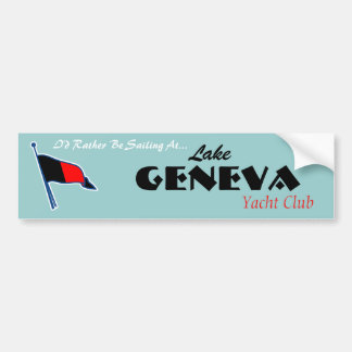 Genève Burgee Bumpersticker