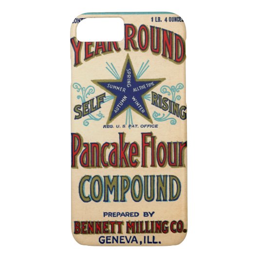 Genève Illinois Bennett Milling Company Pancake Case-Mate iPhone Case (Achterkant)