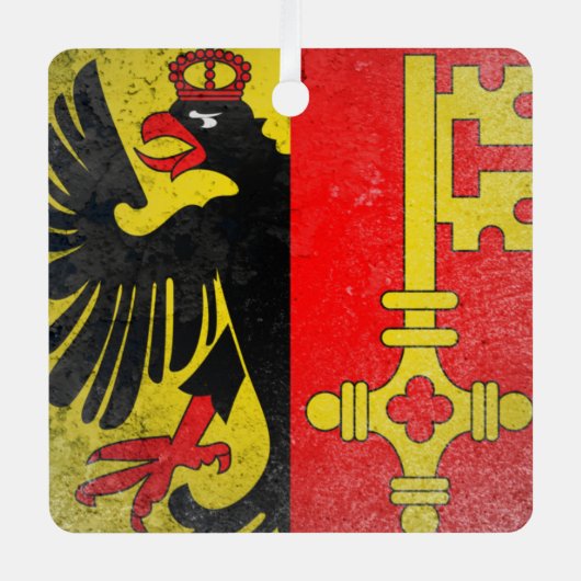 Genève Metalen Ornament (Voorkant)