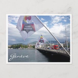 genève-ochtend briefkaart