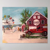 "Genève op het meer, Ohio" door Willowcatdesigns Poster (Voorkant)