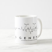 Geneve peptide nom mug (Devant droit)