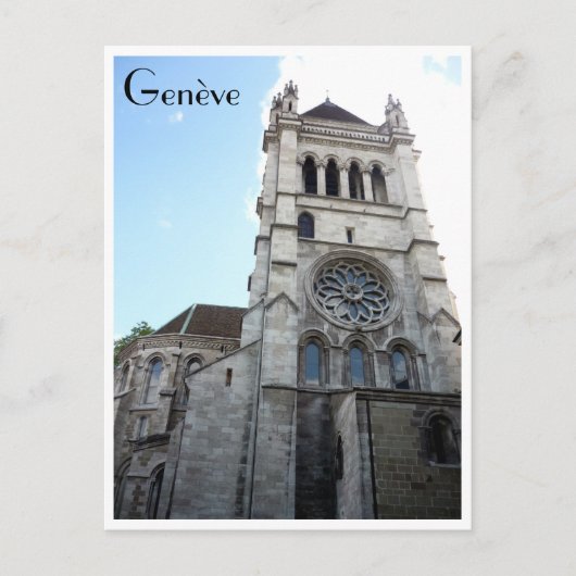 genève saint peters briefkaart (Voorkant)