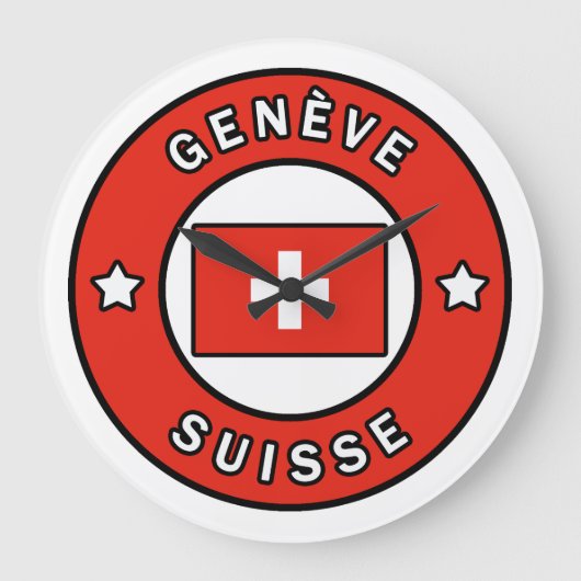 Genève Suisse Grote Klok (Voorkant)