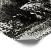 Genève uit Coligny, gegraveerd door Robert Wallis Poster (Hoek)