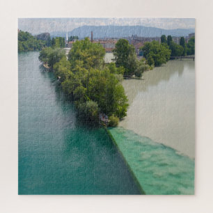 Genève Viaduc La Jonction Jigzaag Puzzle Legpuzzel