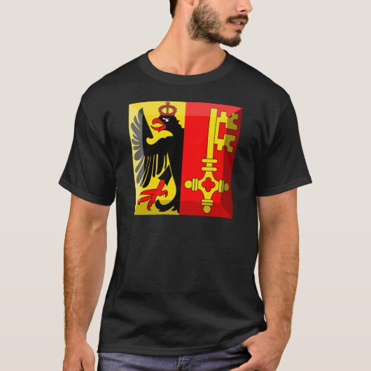 Genève vlag Gem T-shirt (Voorkant)