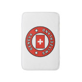 Genève Zwitserland Badmat (Voorkant Verticaal)