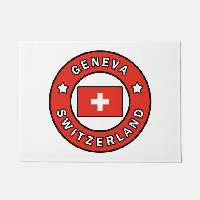 Genève Zwitserland Deurmat (Voorkant)