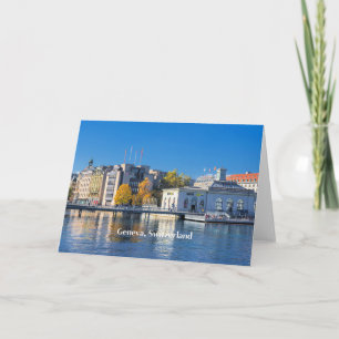 Genève, Zwitserland Kaart