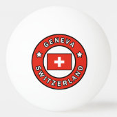 Genève Zwitserland Pingpongballen (Voorkant)
