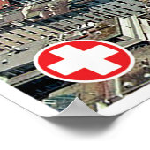 Genève - Zwitserland Poster (Hoek)