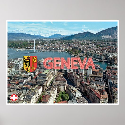 Genève - Zwitserland Poster (Voorkant)