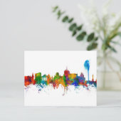 Genève Zwitserland Skyline Briefkaart (Staand voorkant)