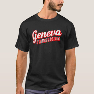 Genève Zwitserland T-shirt