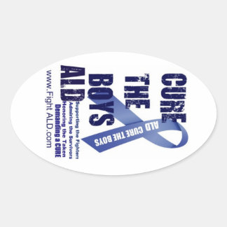 Genezen de jongens ovale sticker
