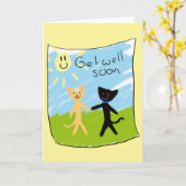 Genezend Kaart (Gele Bloem)