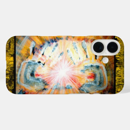 Genezende handen Case-Mate iPhone case (Achterkant (horizontaal))
