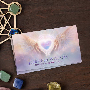 Genezende handen- Energie genezing - Reiki Visitekaartje