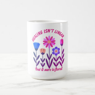 Genezing is geen lineaire Mok voor bloemenmotivati
